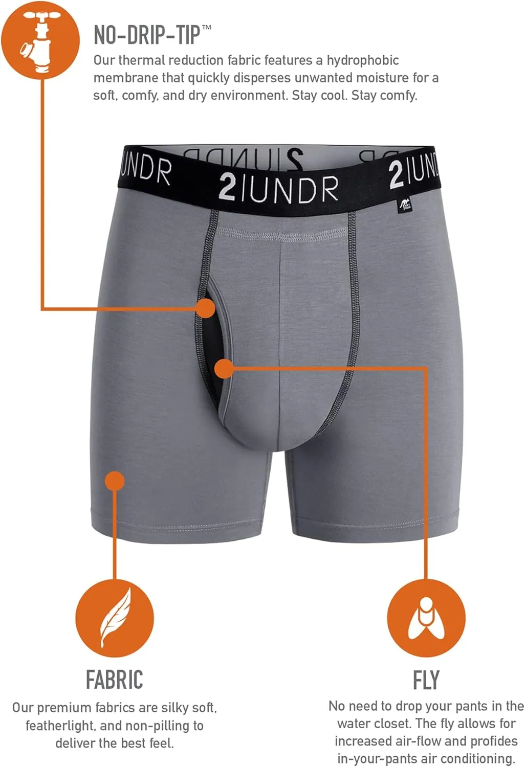 2UNDR Swing Shift Boxer Brief 3 Pack