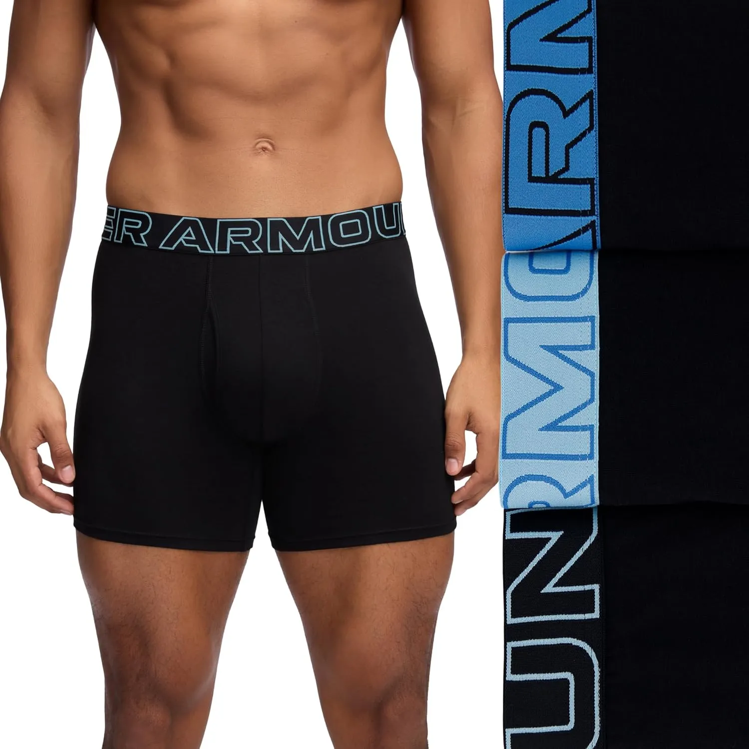 3-pack Performance Cotton Boxer Brief, 6" Inseam, All-day Comfort & Ultra-soft