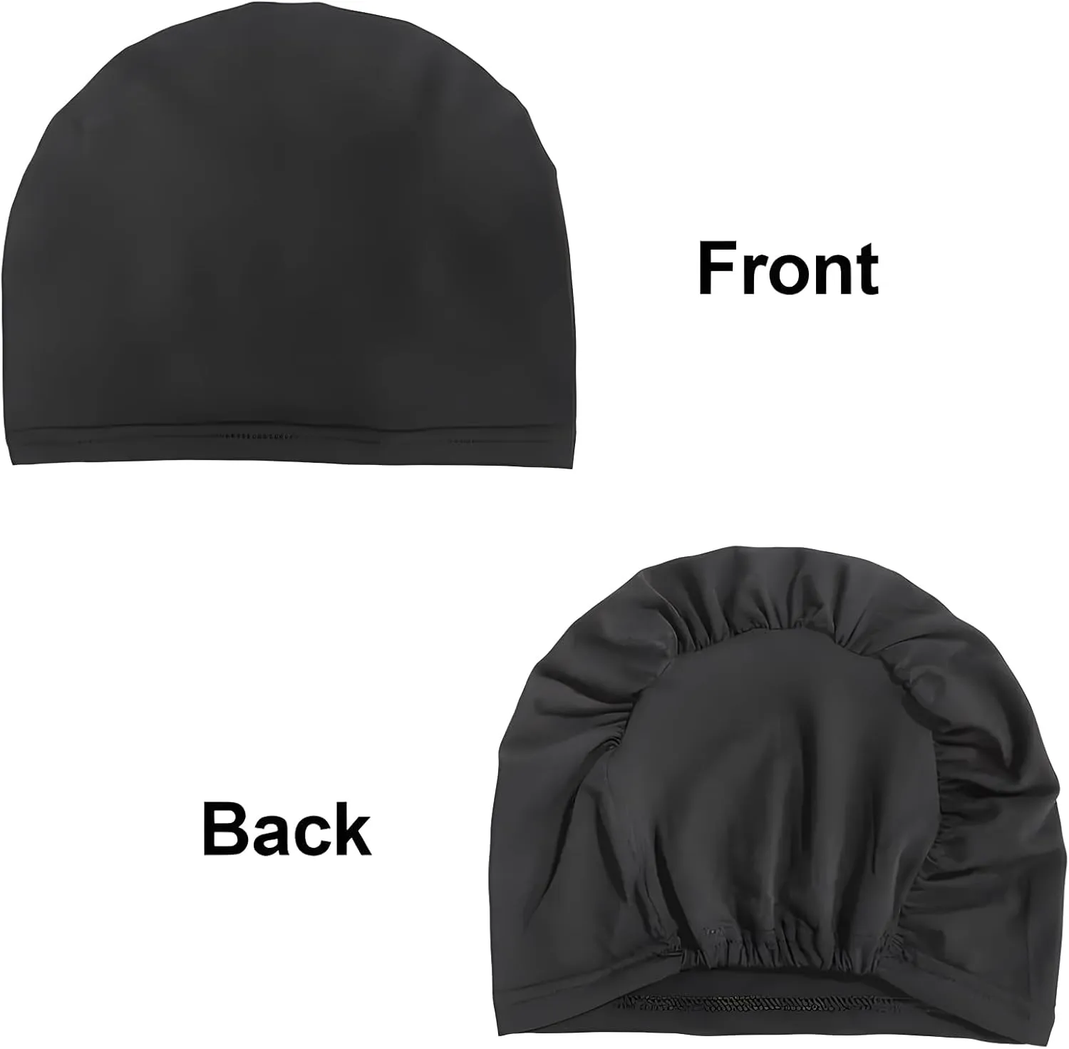9 Pieces Solid Women Chemo Hat Stretchy Turban Beanie,Pre Tied Chemo Head Scarf Beanie Skull Cover Cap for Women Hair Loss