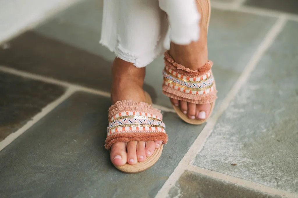 Athena Sandals- Mauve Multi