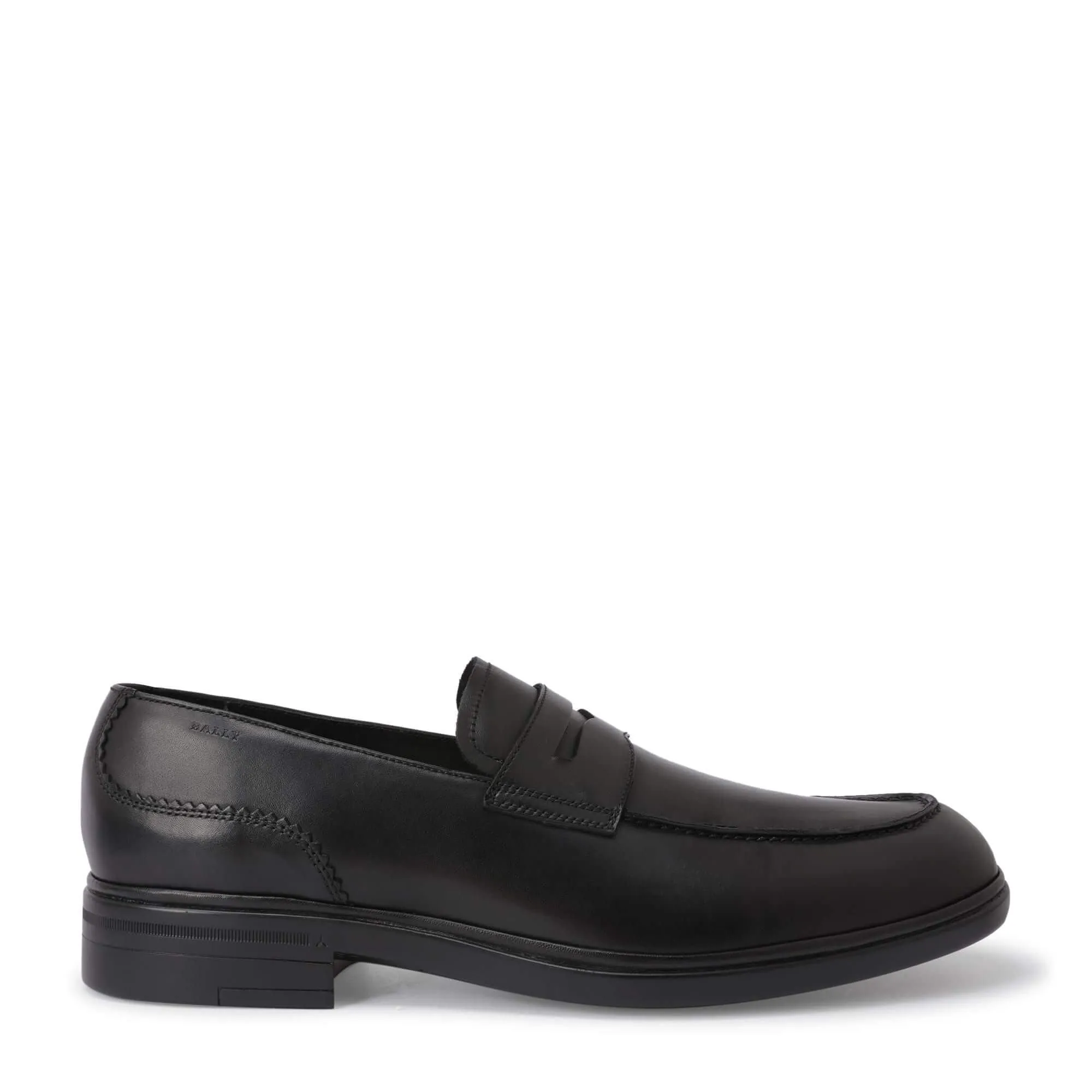Bally Neffer Men's 6231383 Black Leather Loafers US 6 MSRP $560