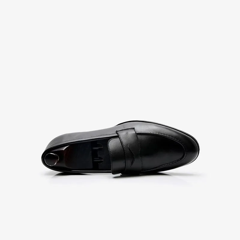 Black Round Toe Loafers