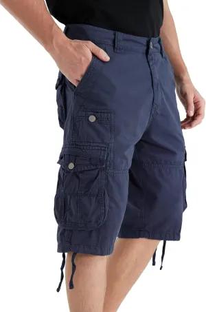 Cargo Shorts for Men Multi Pockets Mens Shorts Below Knee Casual Hiking Summer Shorts