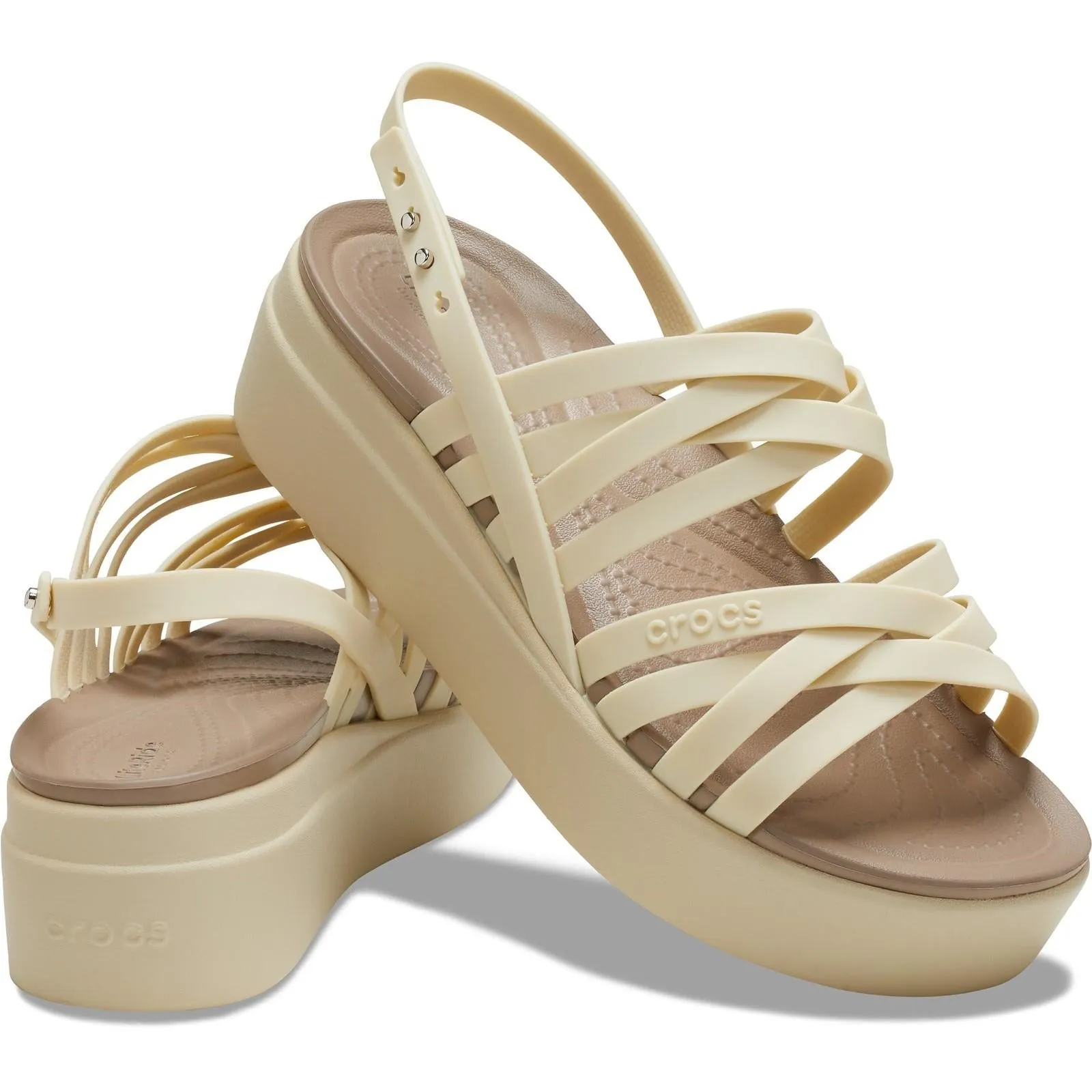 Crocs Brooklyn Strappy Wedge Sandals