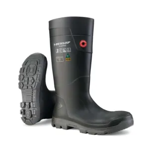Dunlop Men's Safety Work Boots FieldPRO Steel Toe, CSA Approved, Slip Resistant, Puncture   Chemical Resistant | Sizes 7-14