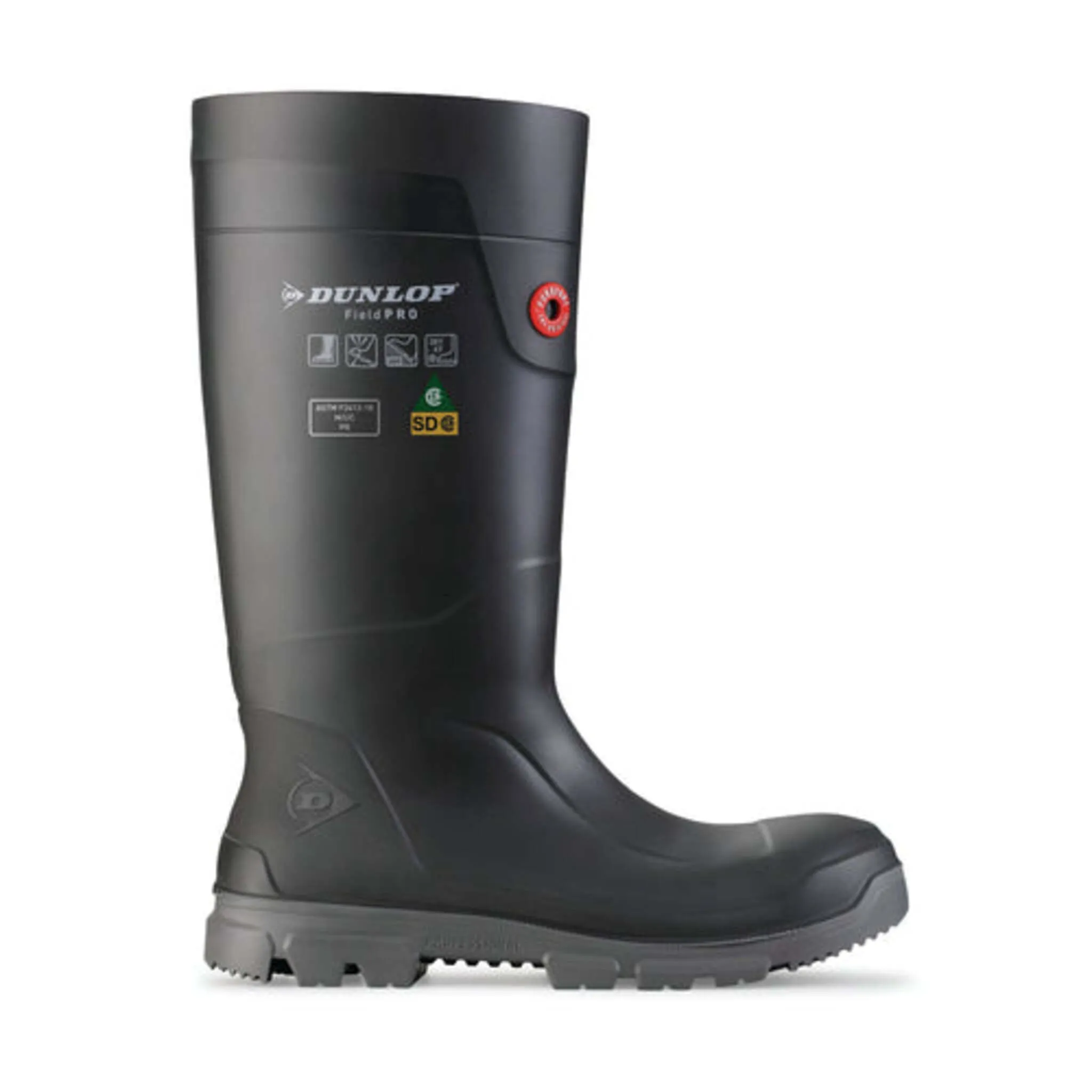 Dunlop Men's Safety Work Boots FieldPRO Steel Toe, CSA Approved, Slip Resistant, Puncture   Chemical Resistant | Sizes 7-14