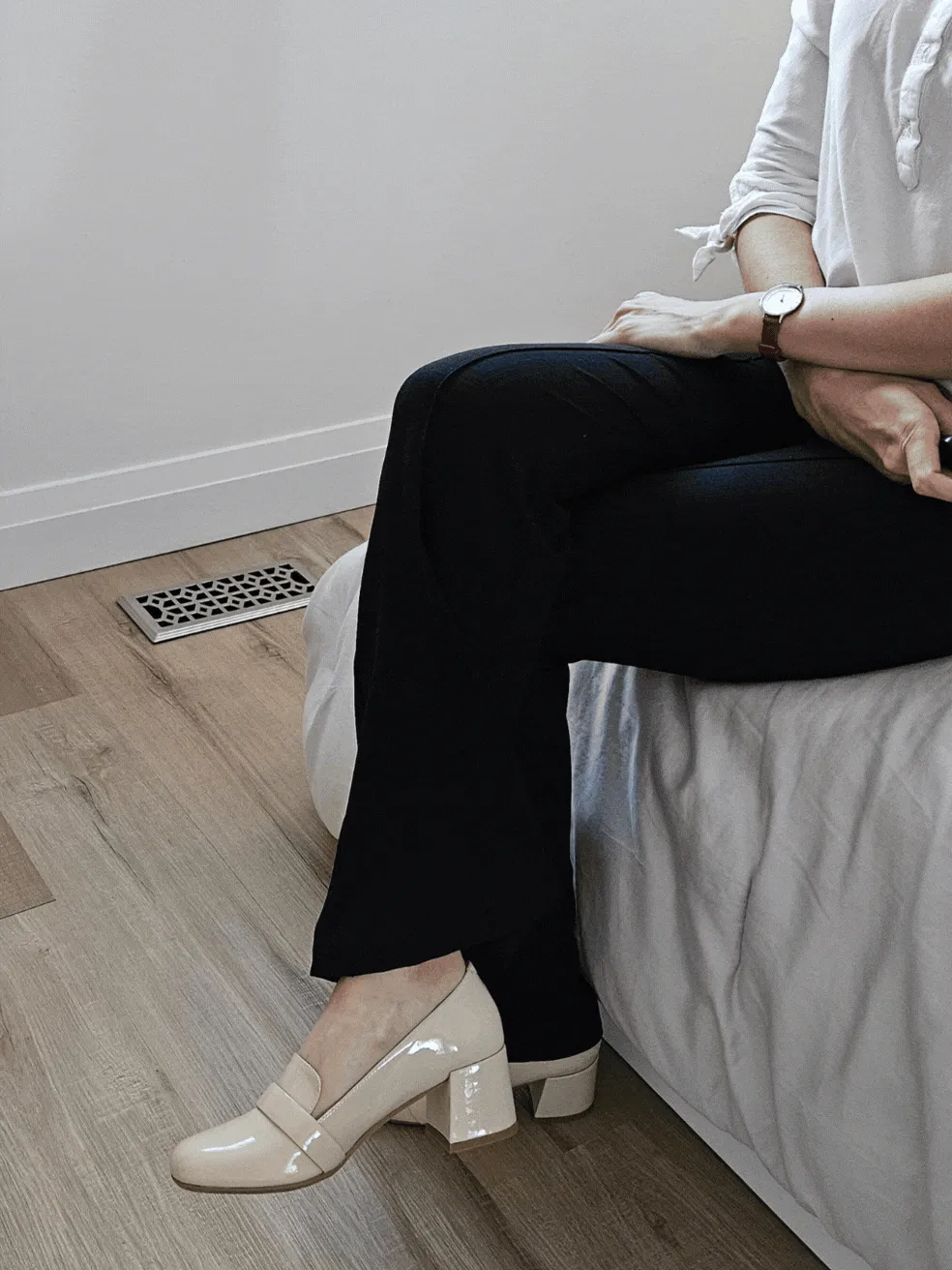 Enchanté Block Heel Loafers