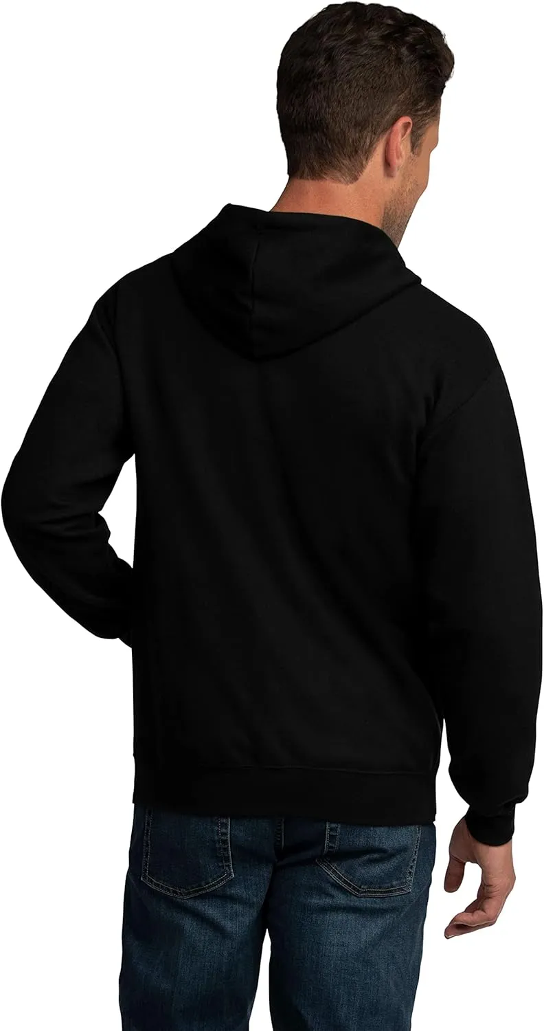 Fruit of the Loom Eversoft Fleece Full Zip Hoodie Sweatshirt