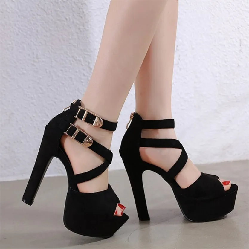Funki Buys | Shoes | Women's Strappy High Platform Sandals