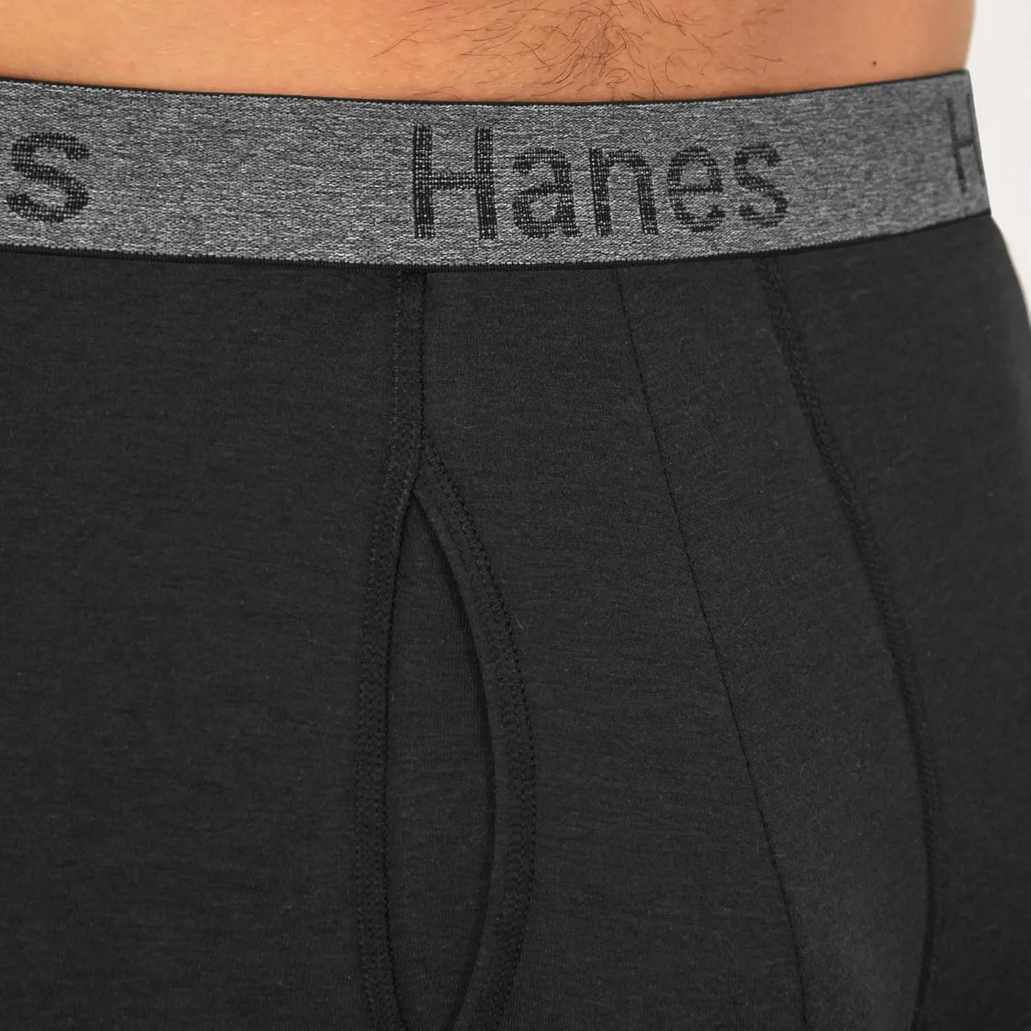 Hanes Men's Comfort Flex Fit Boxer Briefs, Ultra Soft Stretch, Long Leg & Regular Leg, 3- Pack