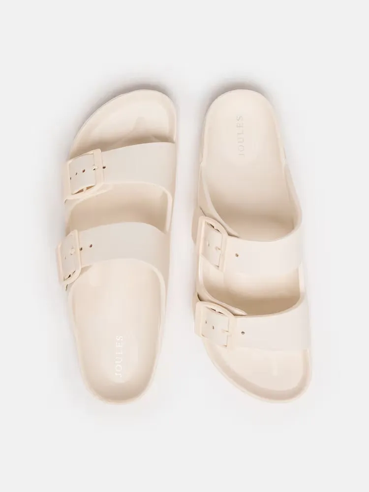 Joules Sunseeker EVA Sliders - White