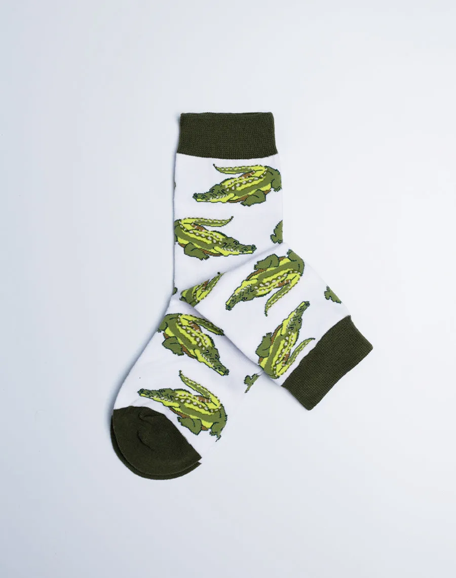 Kids Gator Gator Alligator Crew Socks