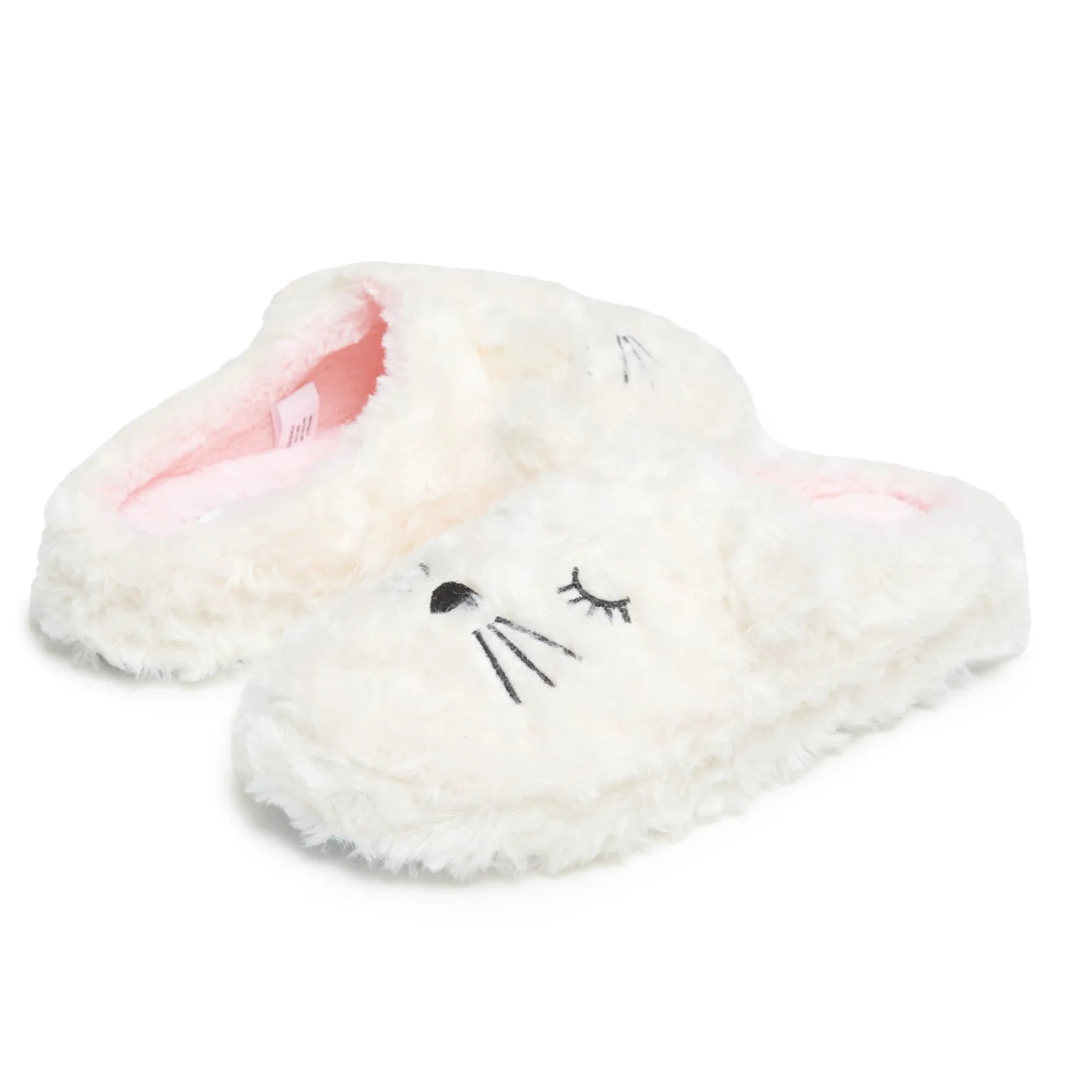 Laura Ashley Women's Plush Critters Clog Slippers, Indoor Outdoor Slip On Criss Cross Slippers for Ladies