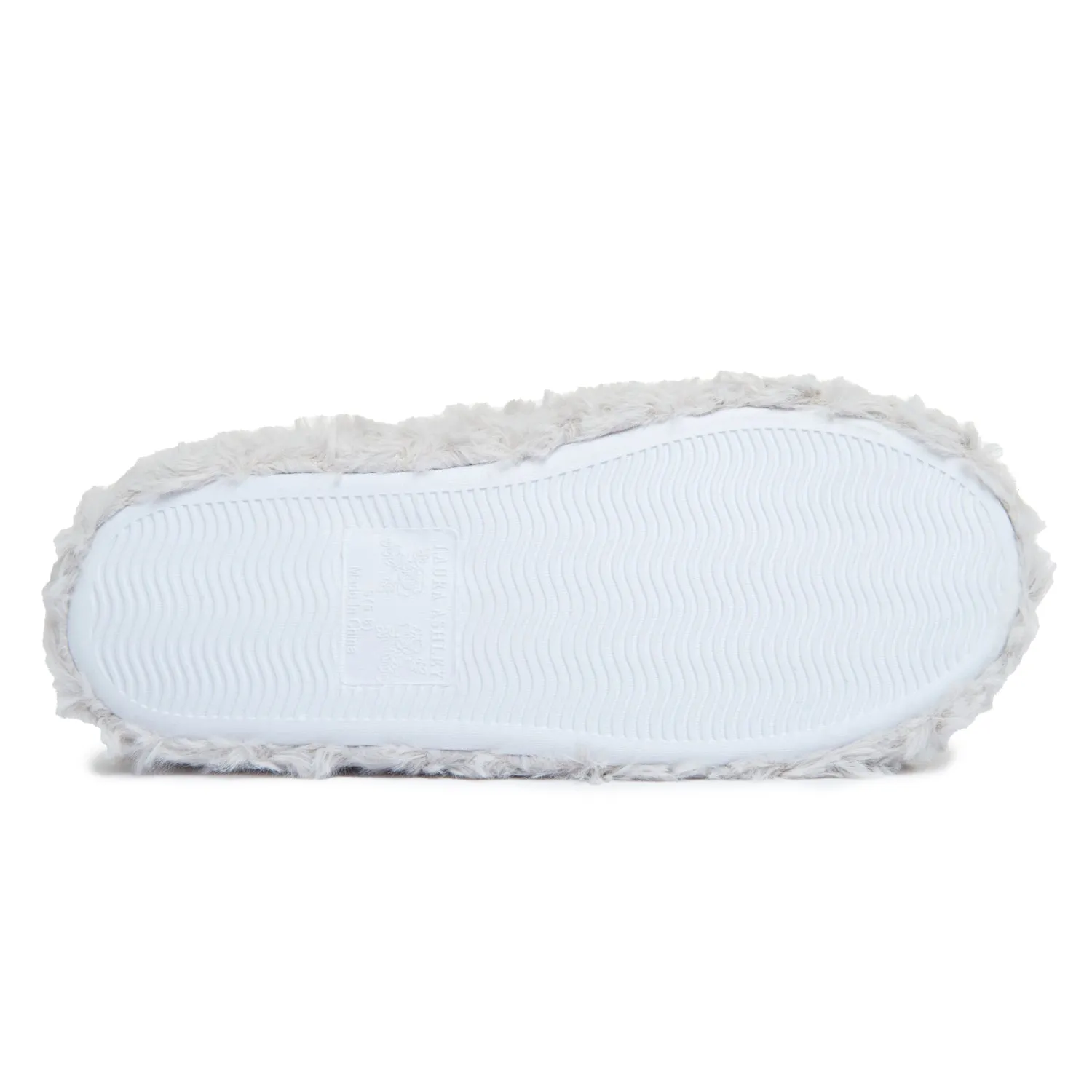 Laura Ashley Women's Plush Critters Clog Slippers, Indoor Outdoor Slip On Criss Cross Slippers for Ladies