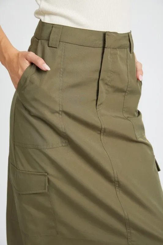 Long Cargo Skirt