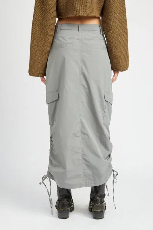 Long Cargo Skirt