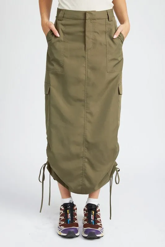 Long Cargo Skirt