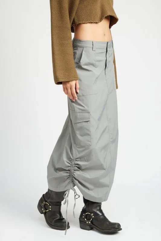 Long Cargo Skirt