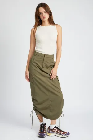 Long Cargo Skirt