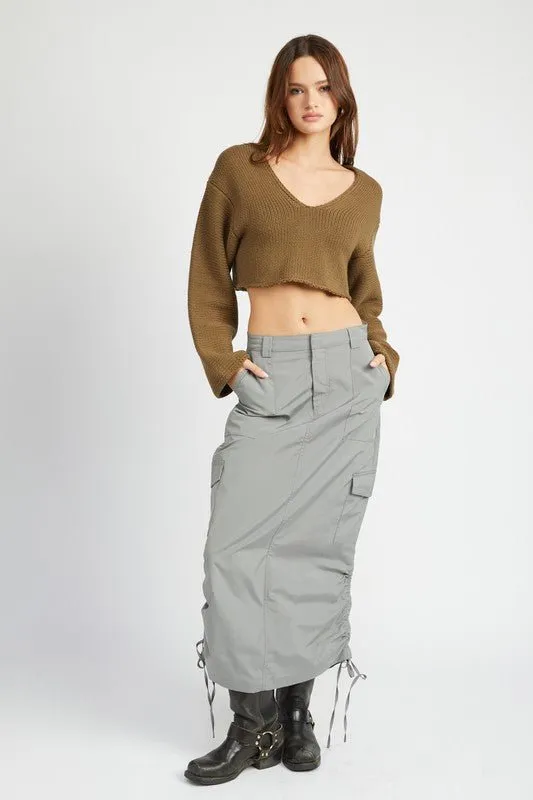 Long Cargo Skirt