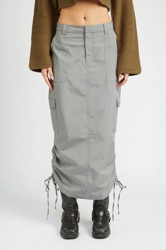 Long Cargo Skirt