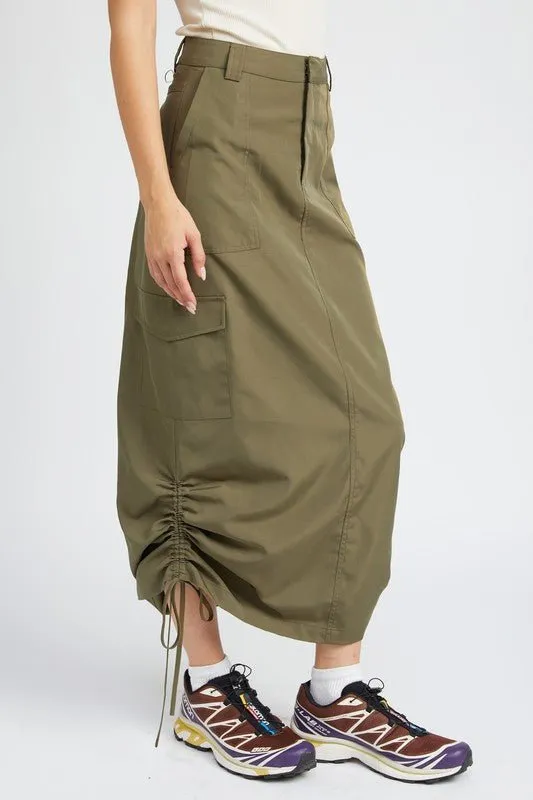 Long Cargo Skirt