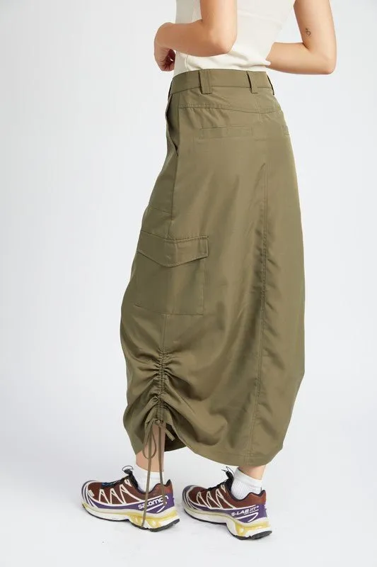 Long Cargo Skirt