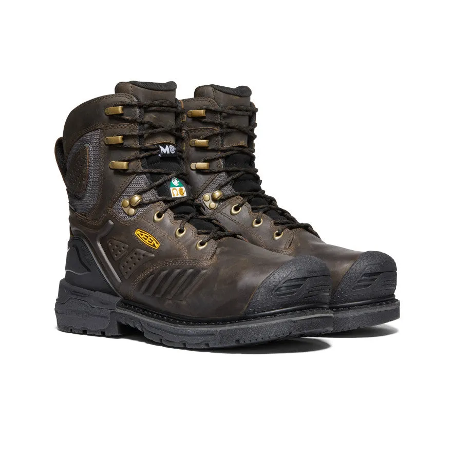 Men's CSA Philadelphia  8" Internal MET Waterproof Boot (Carbon Toe)  |  Cascade Brown/Black