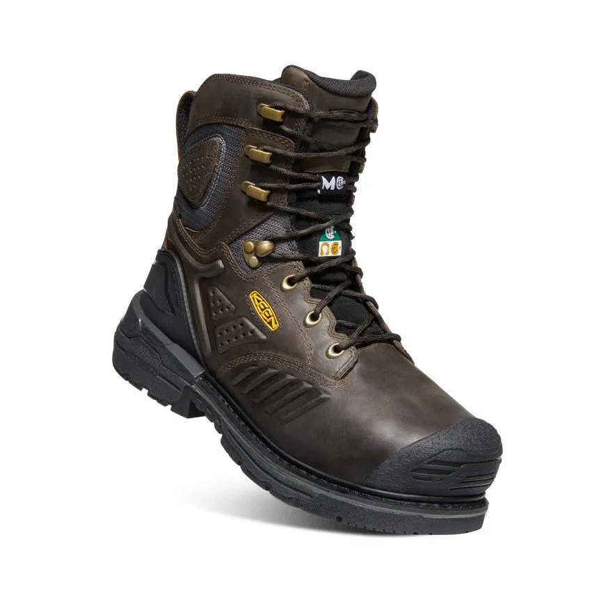 Men's CSA Philadelphia  8" Internal MET Waterproof Boot (Carbon Toe)  |  Cascade Brown/Black