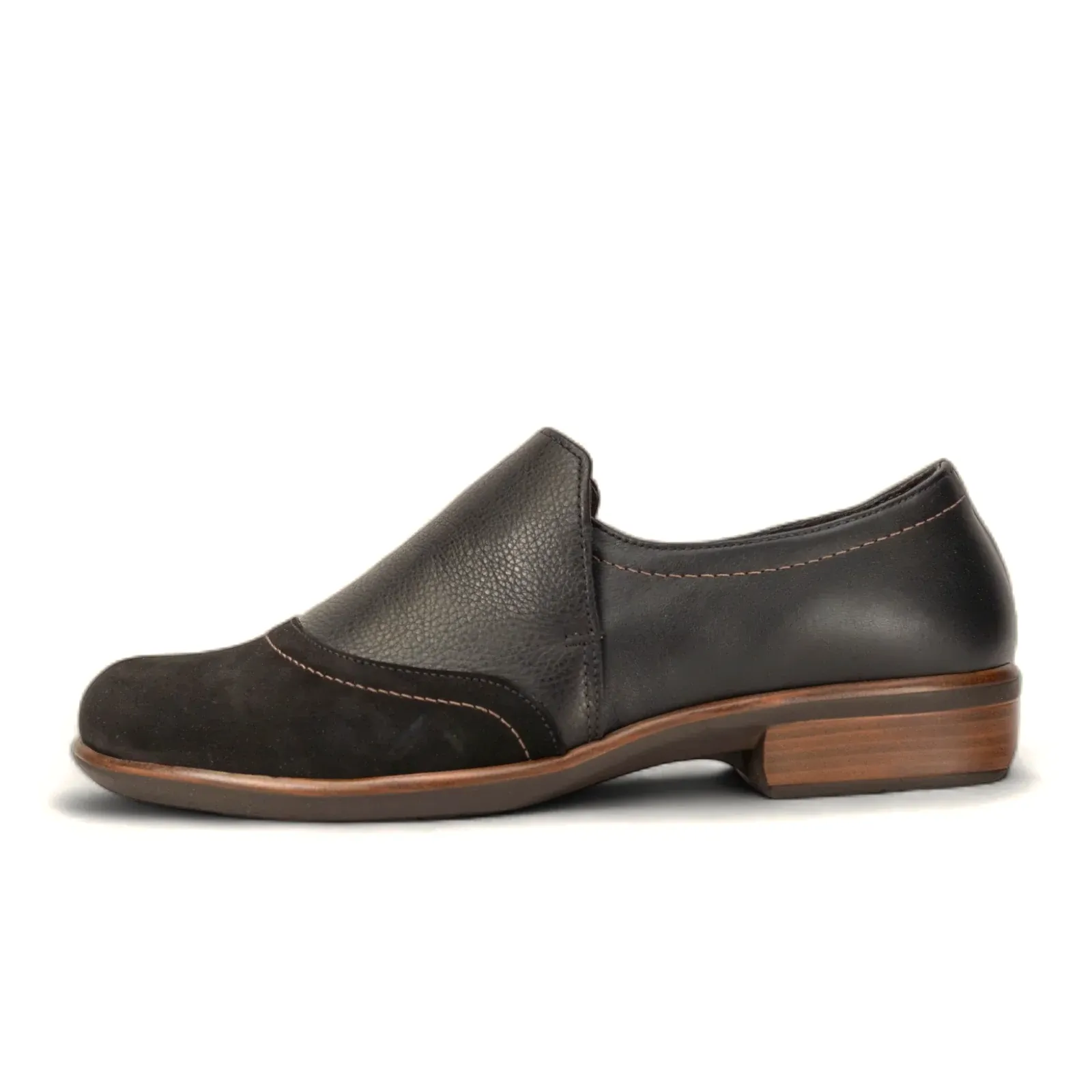 Naot Angin Slip On Loafer (Women) - Black Velvet