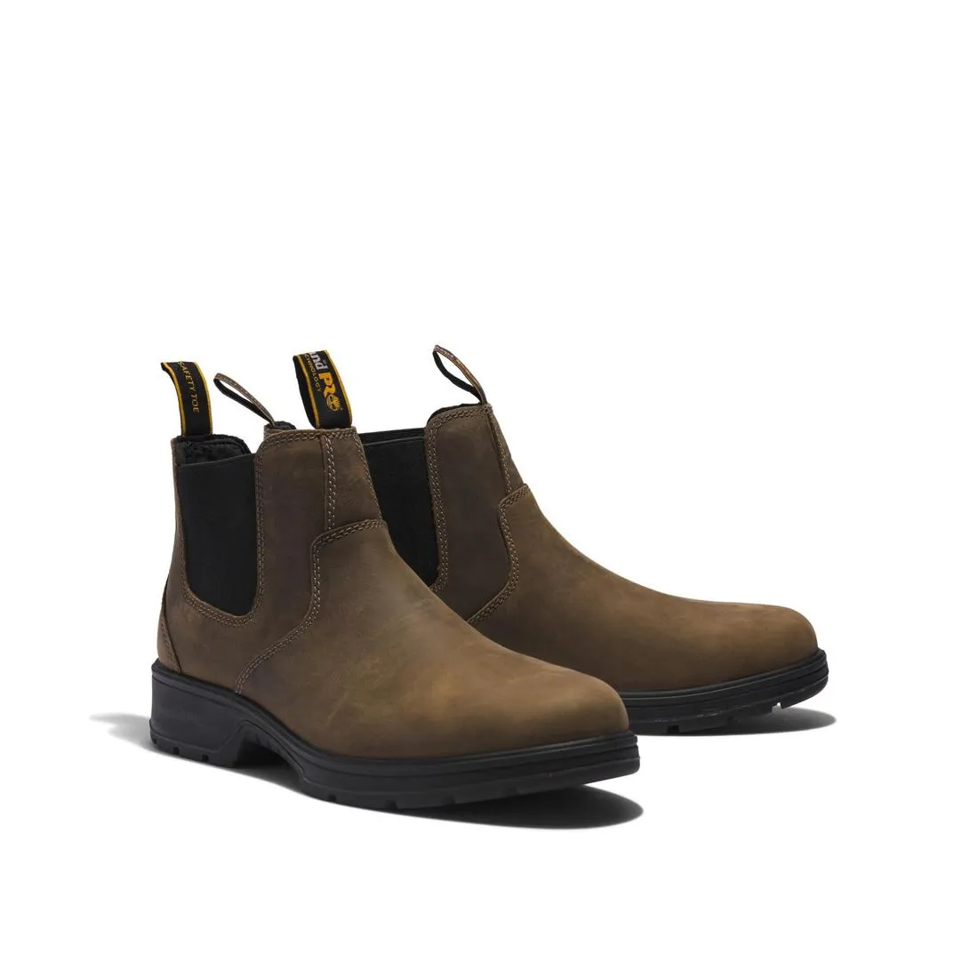Nashoba Composite-Toe Chelsea Work Boot Brown