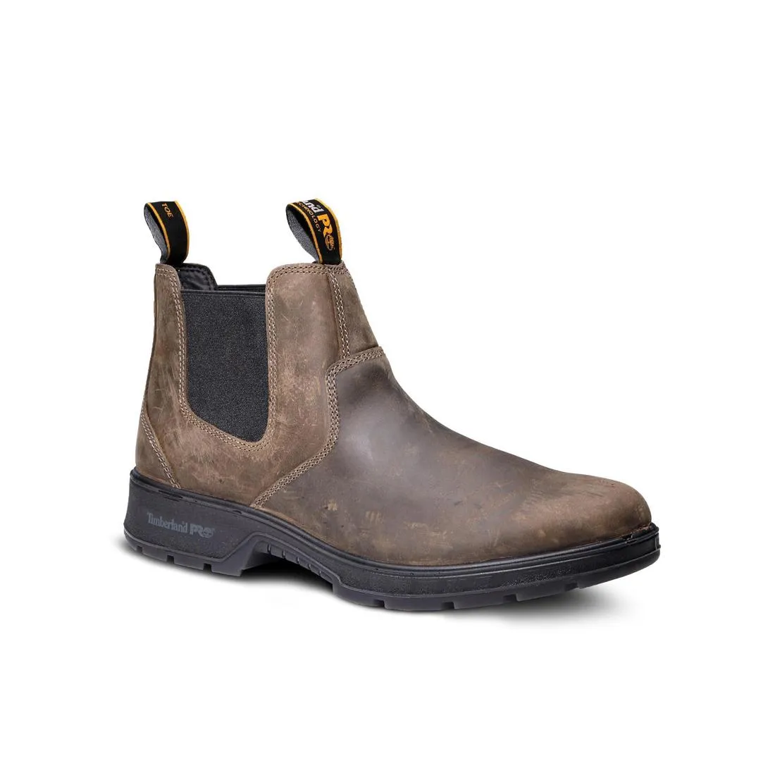Nashoba Composite-Toe Chelsea Work Boot Brown