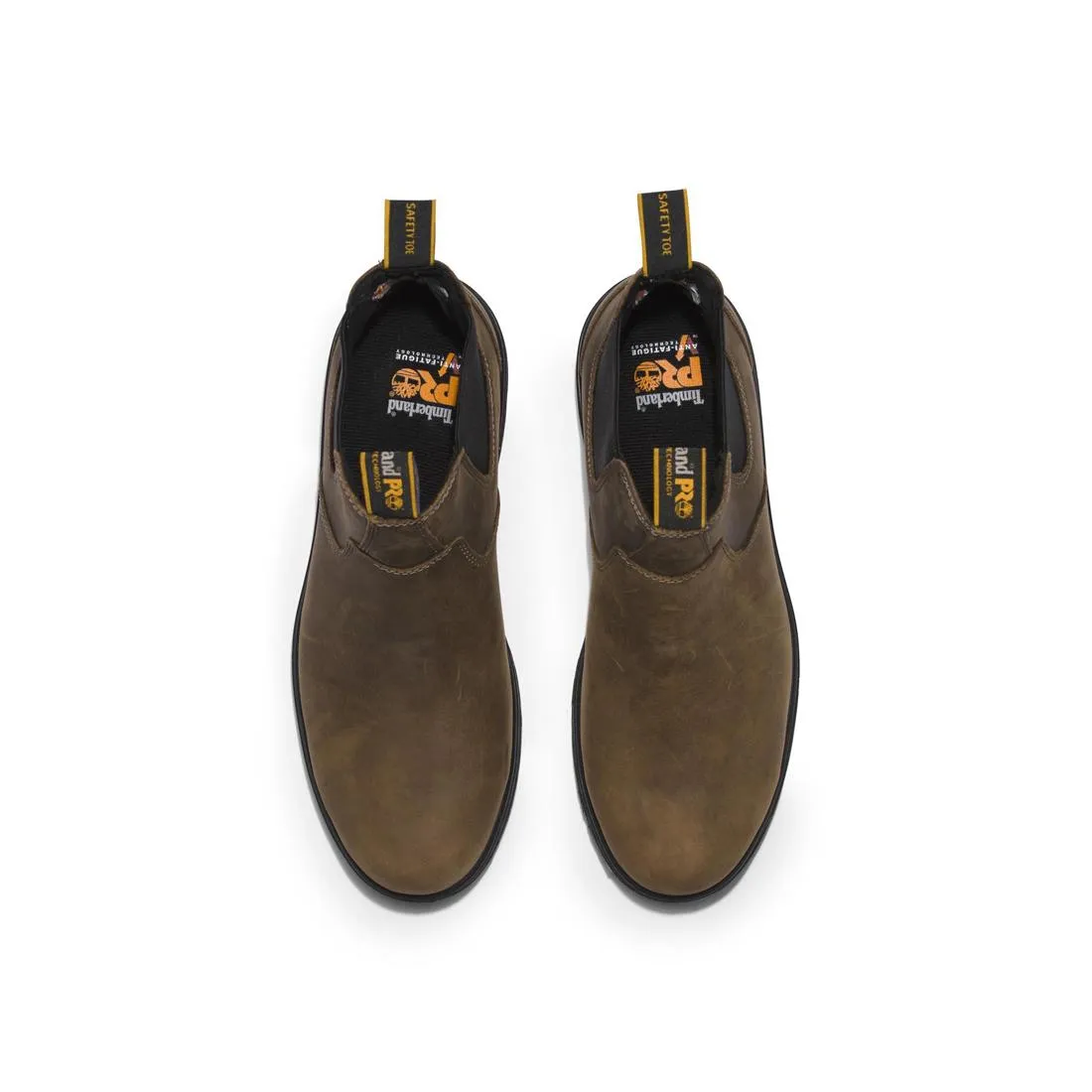 Nashoba Composite-Toe Chelsea Work Boot Brown