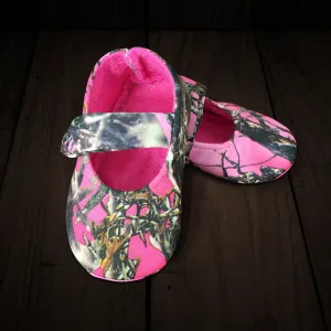 Pink Camo Baby Slip-ons