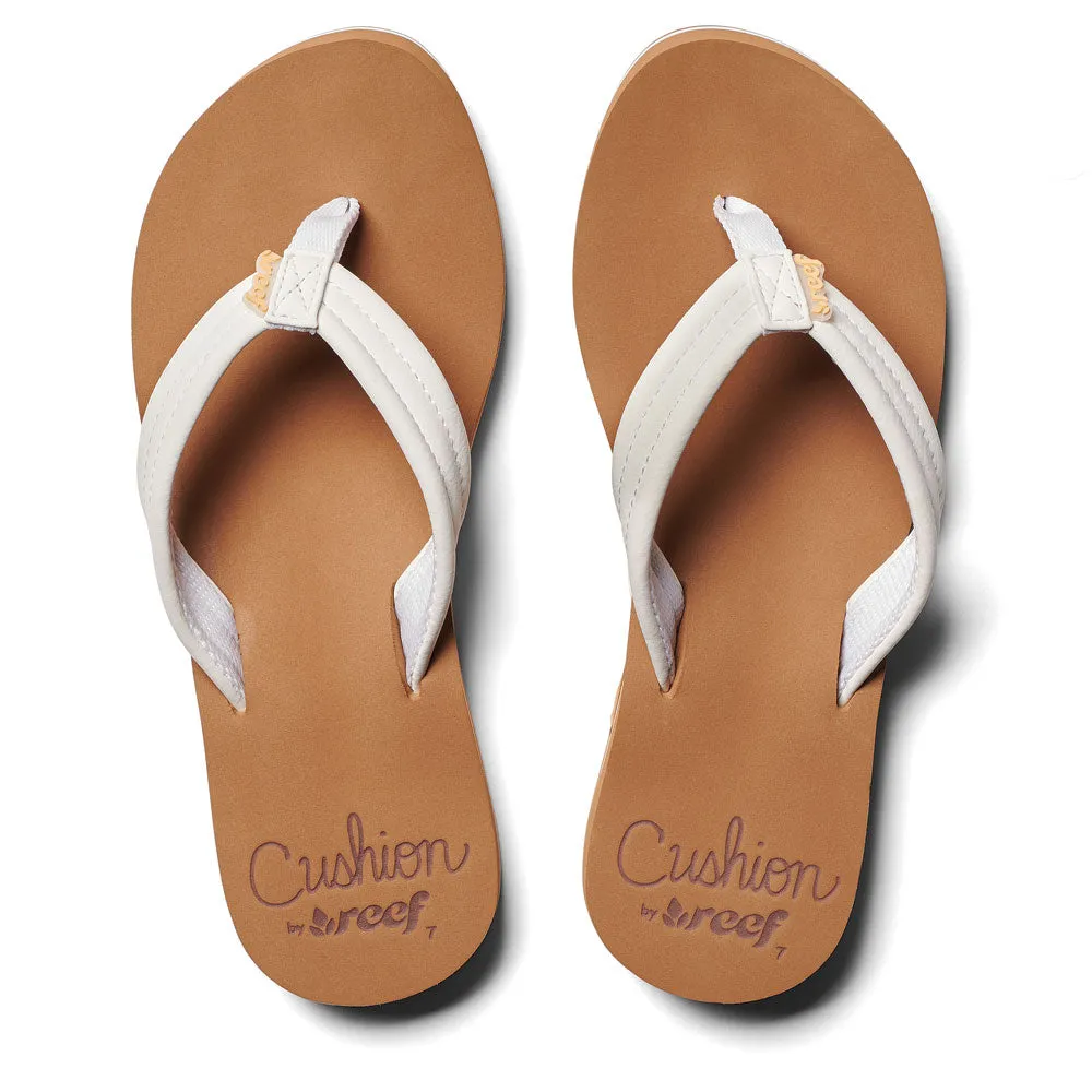 Reef Womens Cushion Breeze Flip Flops - Cloud