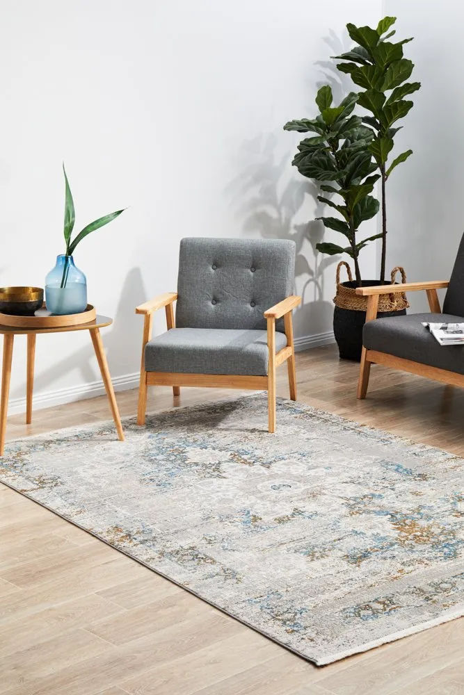 Reflections 104 Rug (Blue) by Rug Culture