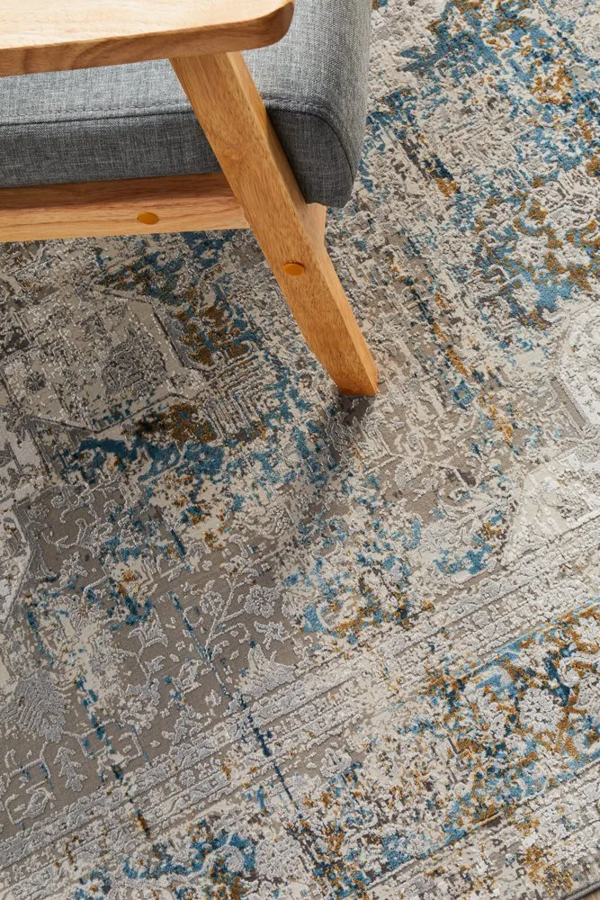Reflections 104 Rug (Blue) by Rug Culture