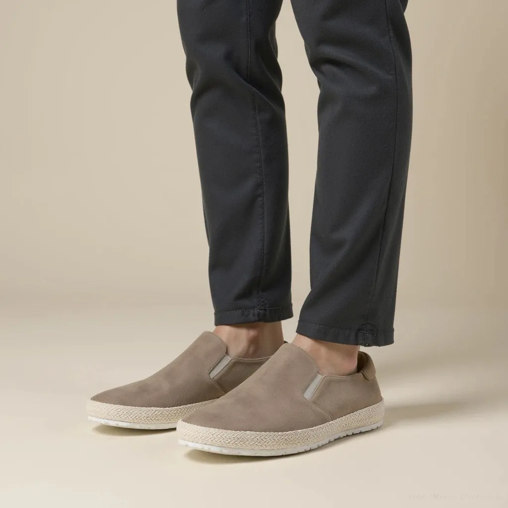 The Savile Silk Suede Slip-Ons