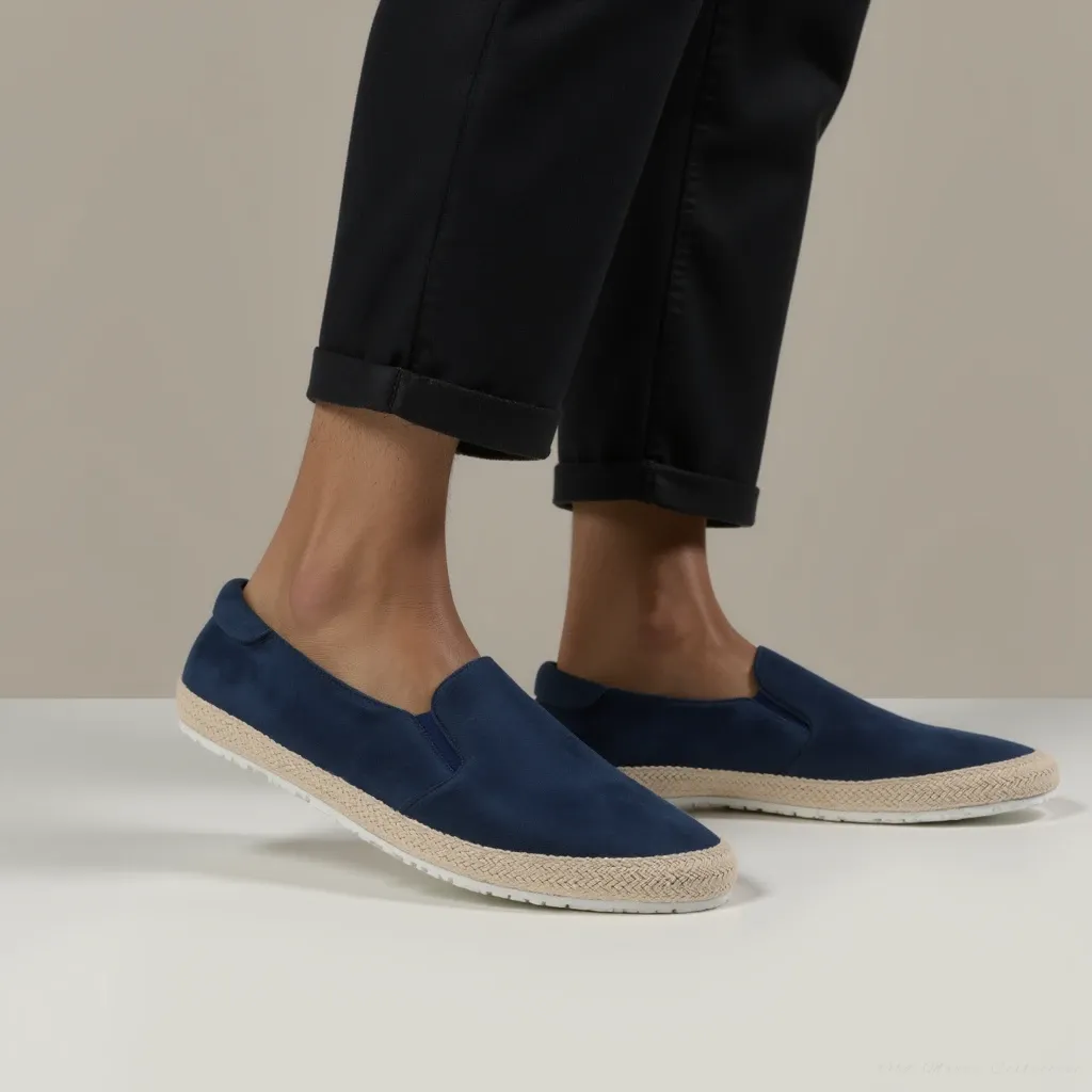 The Savile Silk Suede Slip-Ons