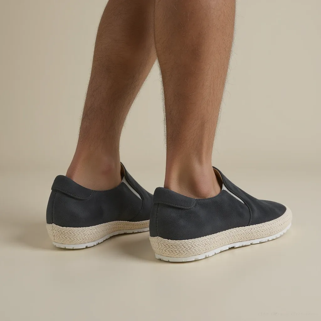 The Savile Silk Suede Slip-Ons