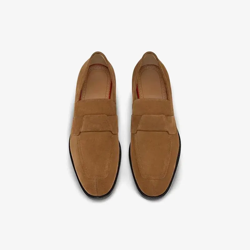 Timeless Suede Penny Loafers