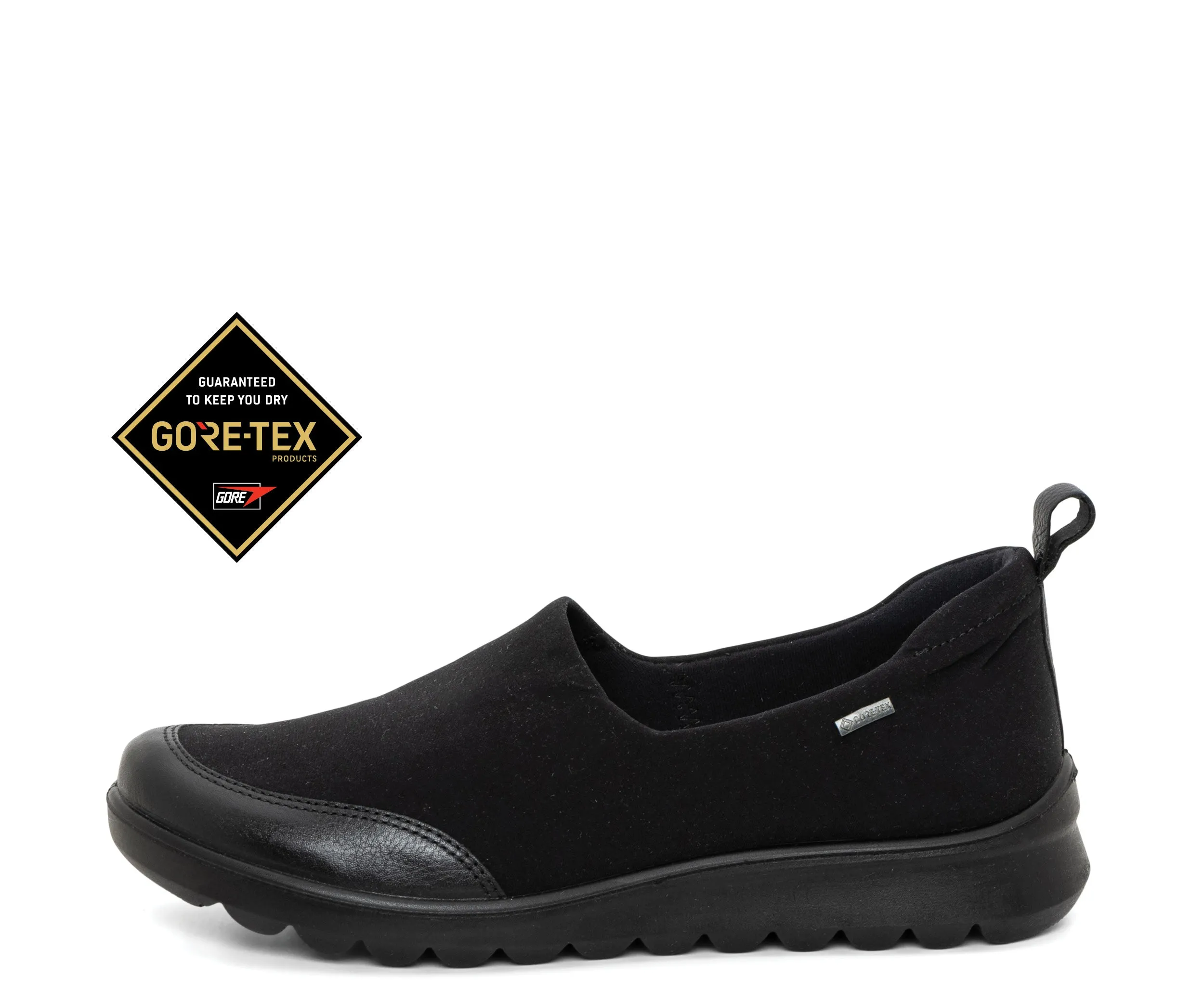 Topaz Women's GORE-TEX® Slip-On Fabric Loafer - Black 01