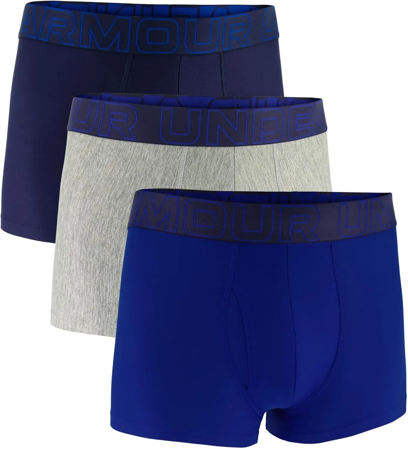 Under Armour Men's Multi-Pack Performance Tech Trunk, Boxer Brief with 3" Inseam, Ultra-Soft