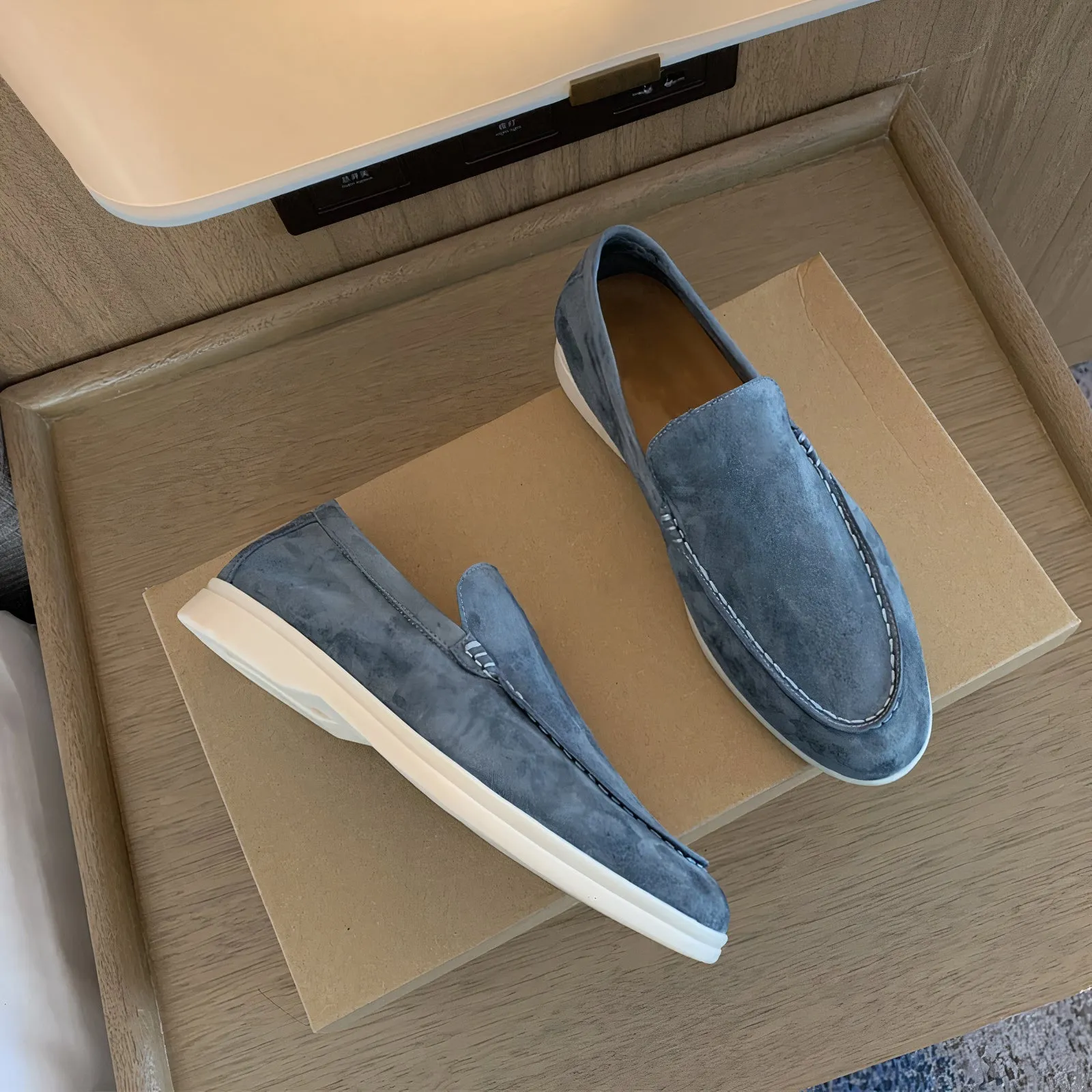 Vintage leather loafers for men - Sonny