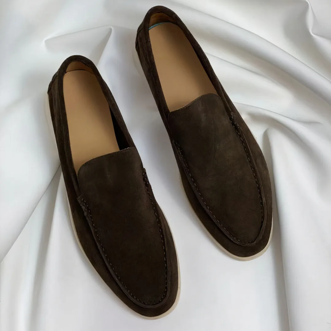 Vintage leather loafers for men - Sonny
