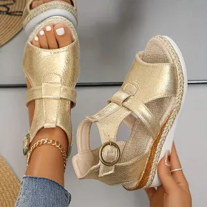 Women's Espadrille Platform Wedge Sandals 82173028C
